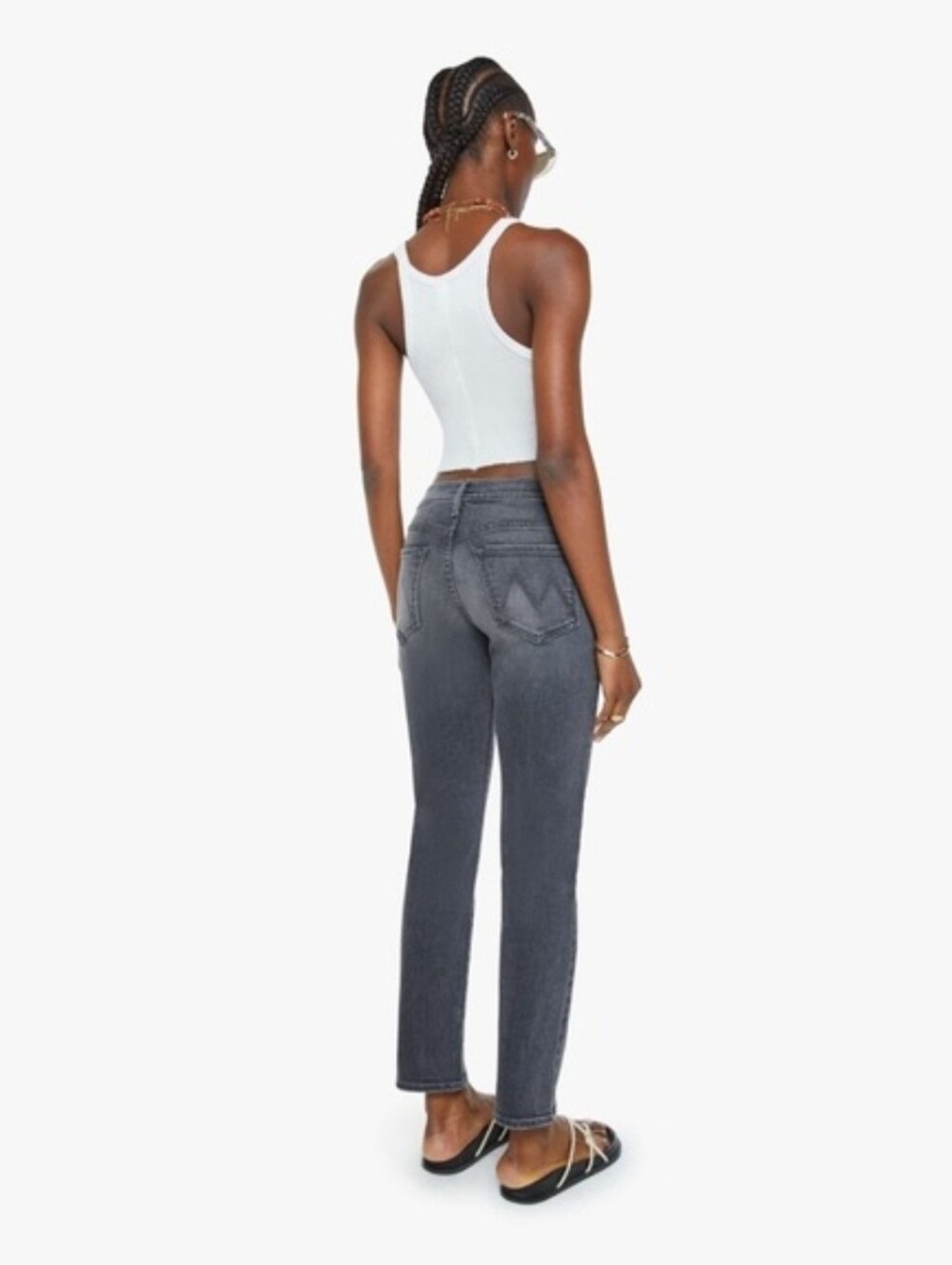 MOTHER JEANS- The Mid Rise Hiker Hover Size 27 - Picture 2 of 10